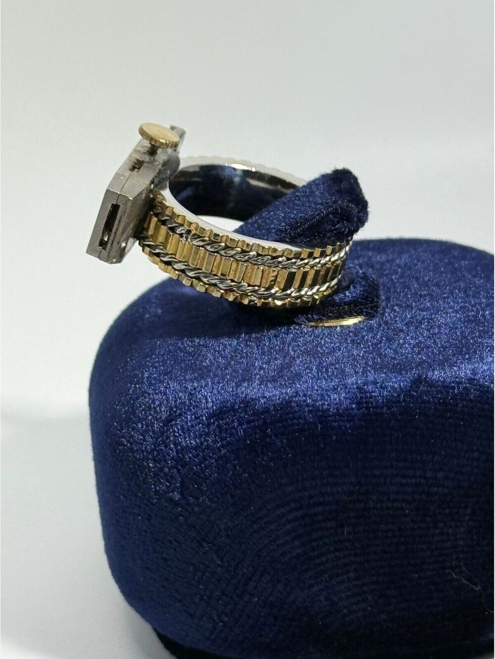 Handmade Steampunk Ring Made from Vintage Elgin Watch Movement - Picture 4 of 4